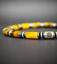 Bracelet Aether - Œil du tigre 6mm
