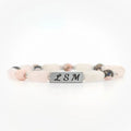 Quartz Rose Rhodonite Afrique 6mm