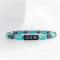 Turquoise Hématite 6mm