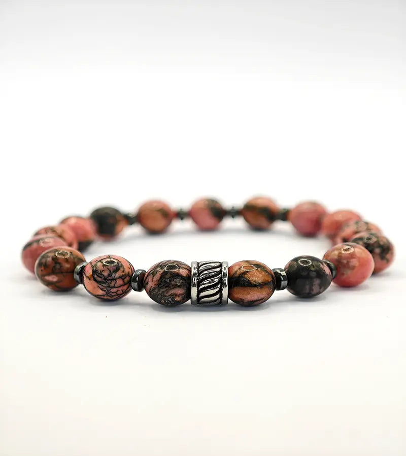 Bracelet création Rhodonite
