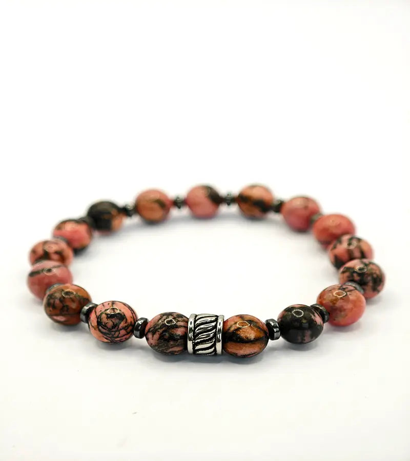 Bracelet création Rhodonite