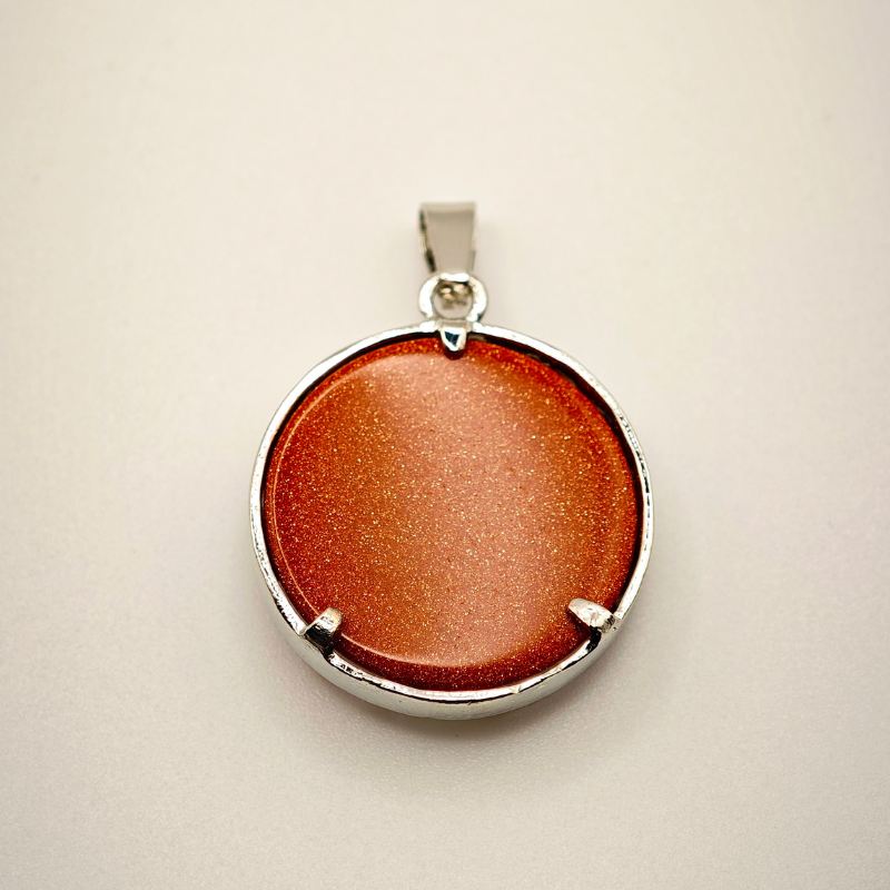 Pendentif "Energie pure" Arbre de vie en Sable doré
