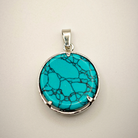 Pendentif "Energie pure" arbre de vie en Turquoise
