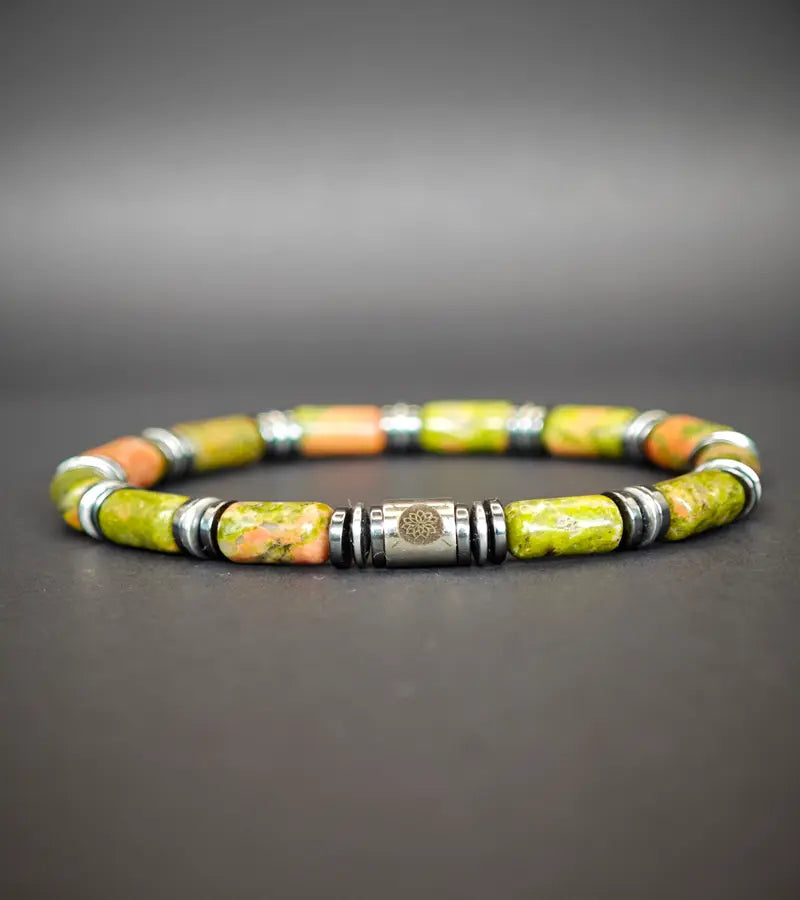 Bracelet Aether - Unakite 6mm