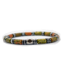 Bracelet Aether - Unakite 6mm