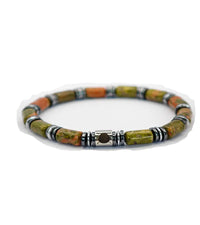 Bracelet Aether - Unakite 6mm